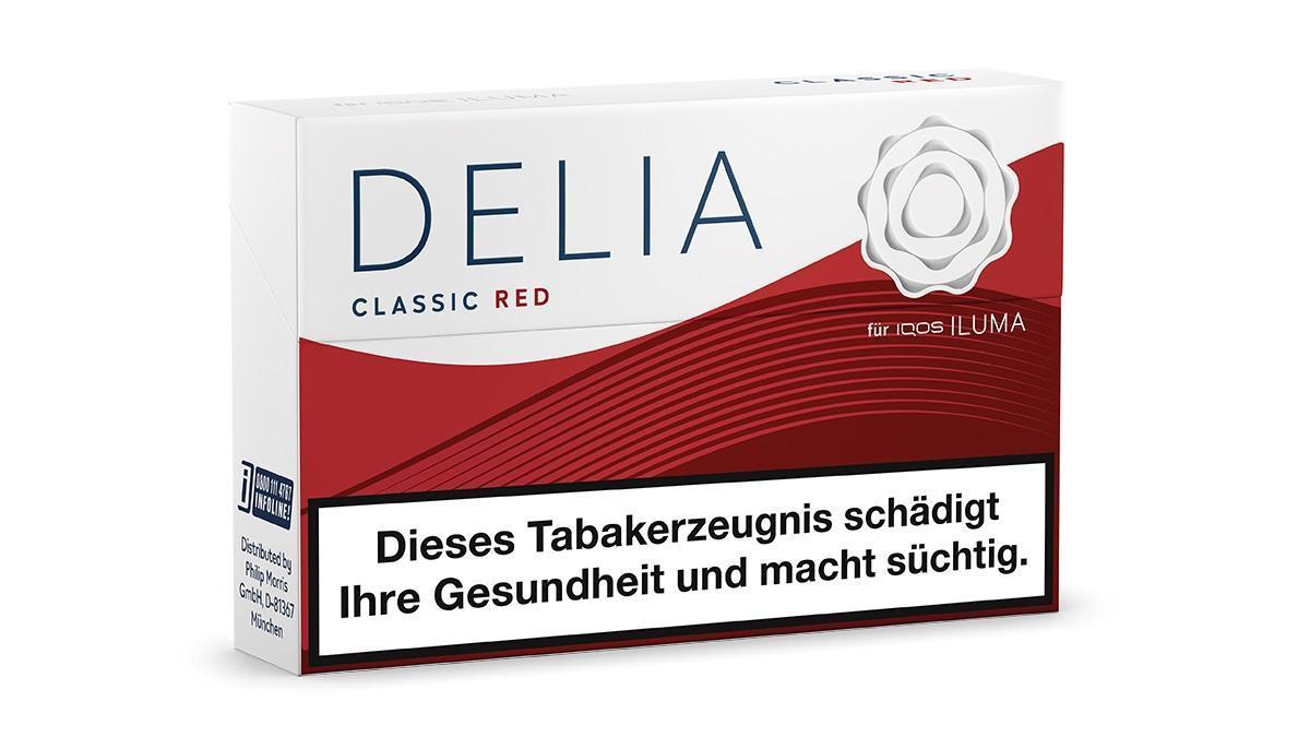 DELIA Classic Red 10×20 Sticks à 7,50 EUR