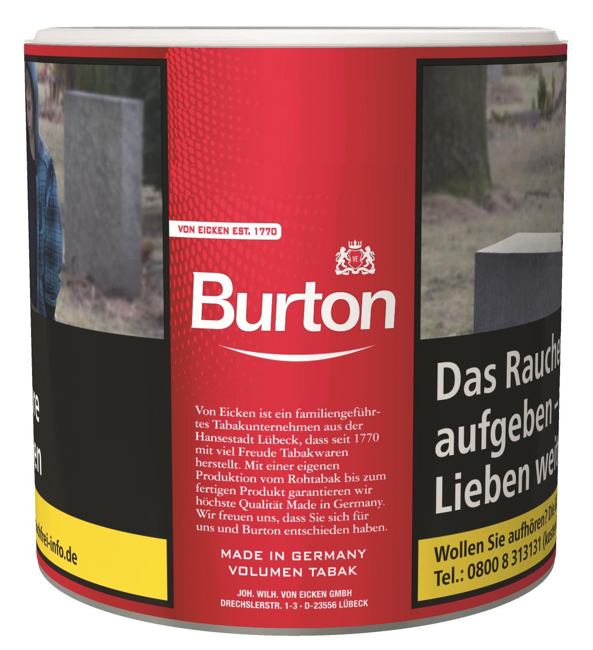Burton Full Flavor Red Tabak - 43g Dose