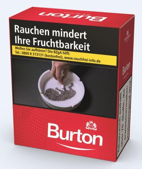 Burton Original XXXL 13,00 EUR - 4 x 40 Zigaretten