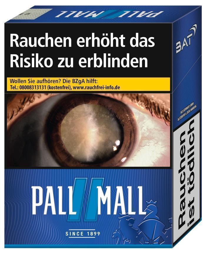 Pall Mall Blue 10,00 EUR - 8 x 26 Zigaretten