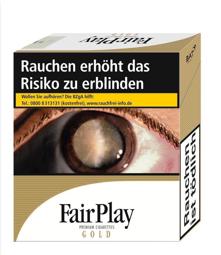 Fair Play Gold 20,00 EUR - 3 x 60 Zigaretten