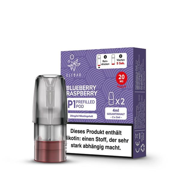ElfBar Mate 500 Pods Blue Raspberry 20mg 1 x 10 Packungen