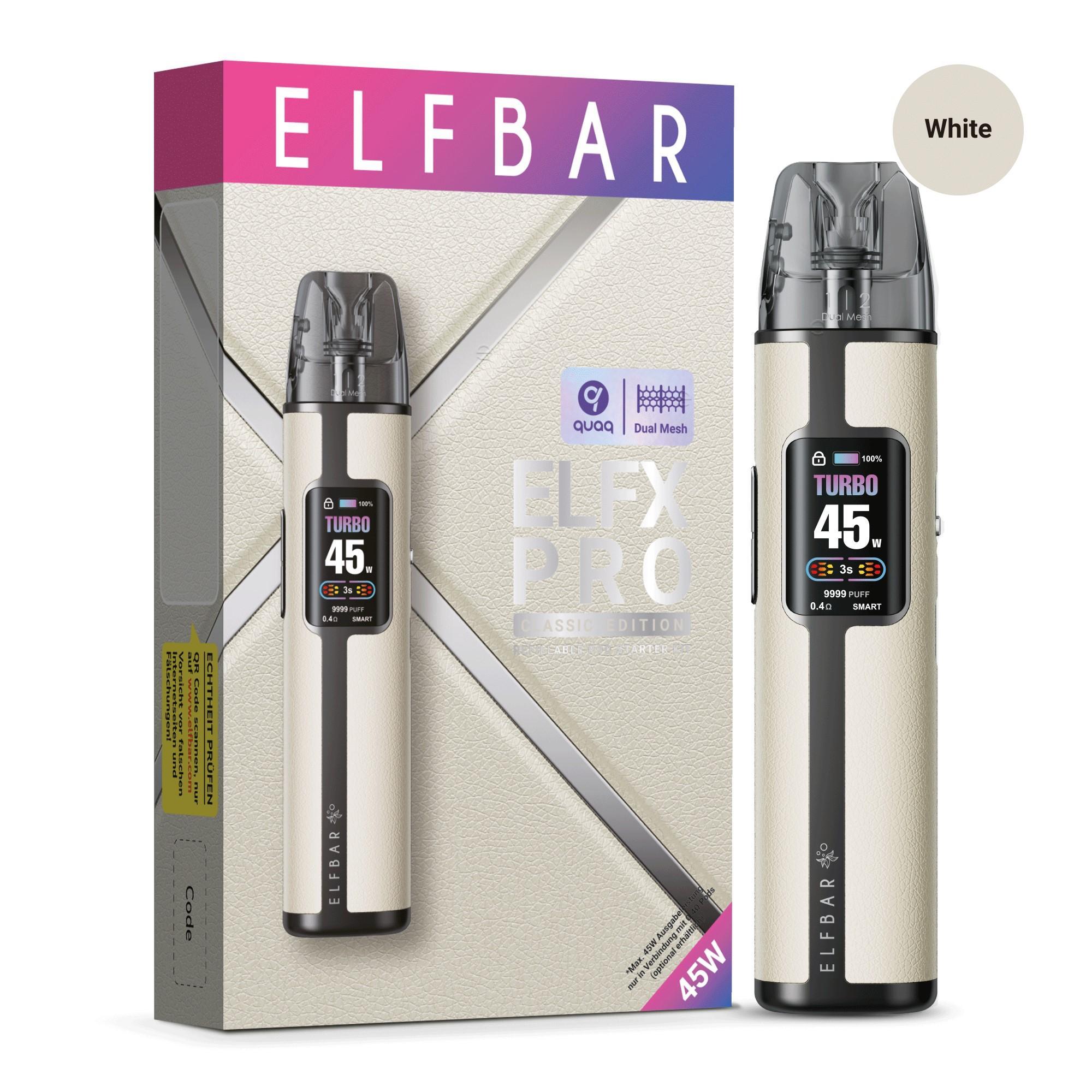 ElfBar ELFX Pro Device Kit White