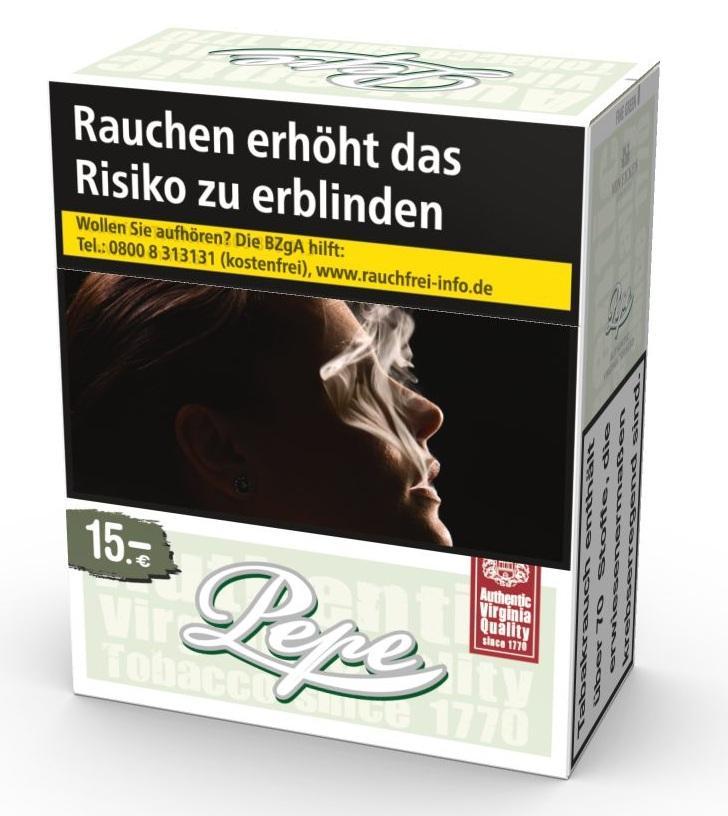 Pepe Fine Green 3XL - 4 × 40 Zigaretten á 15,00 EUR
