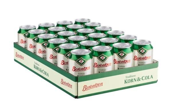 Berentzen Tradionskorn Cola 10% 24 x 0,33l Dosen