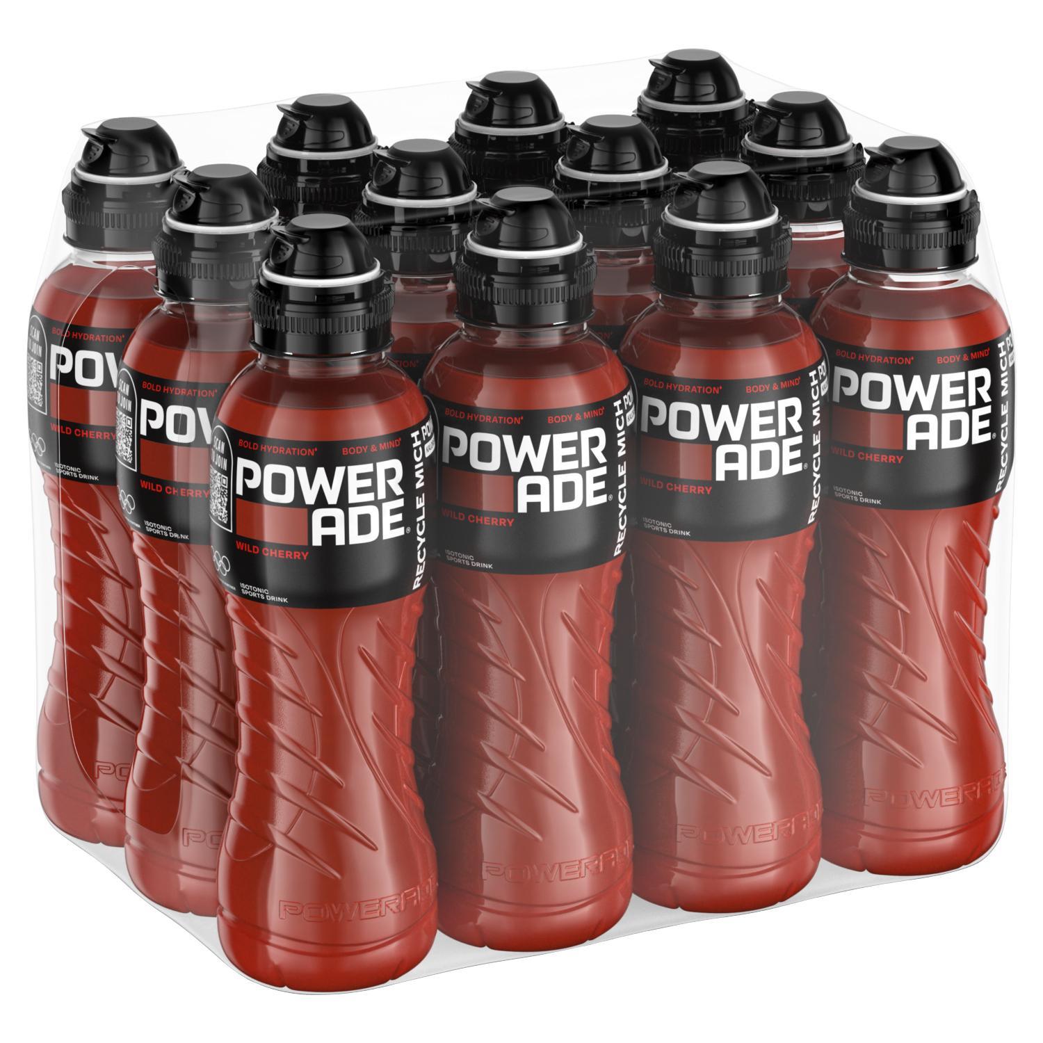 Powerade Wild Cherry - 12 x 0,5l Flasche