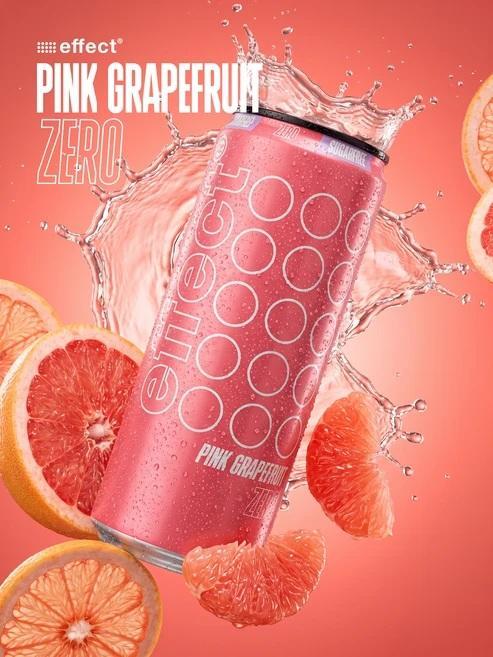 Effect Energy Pink Grapefruit Zero - 24×0,33l Dosen