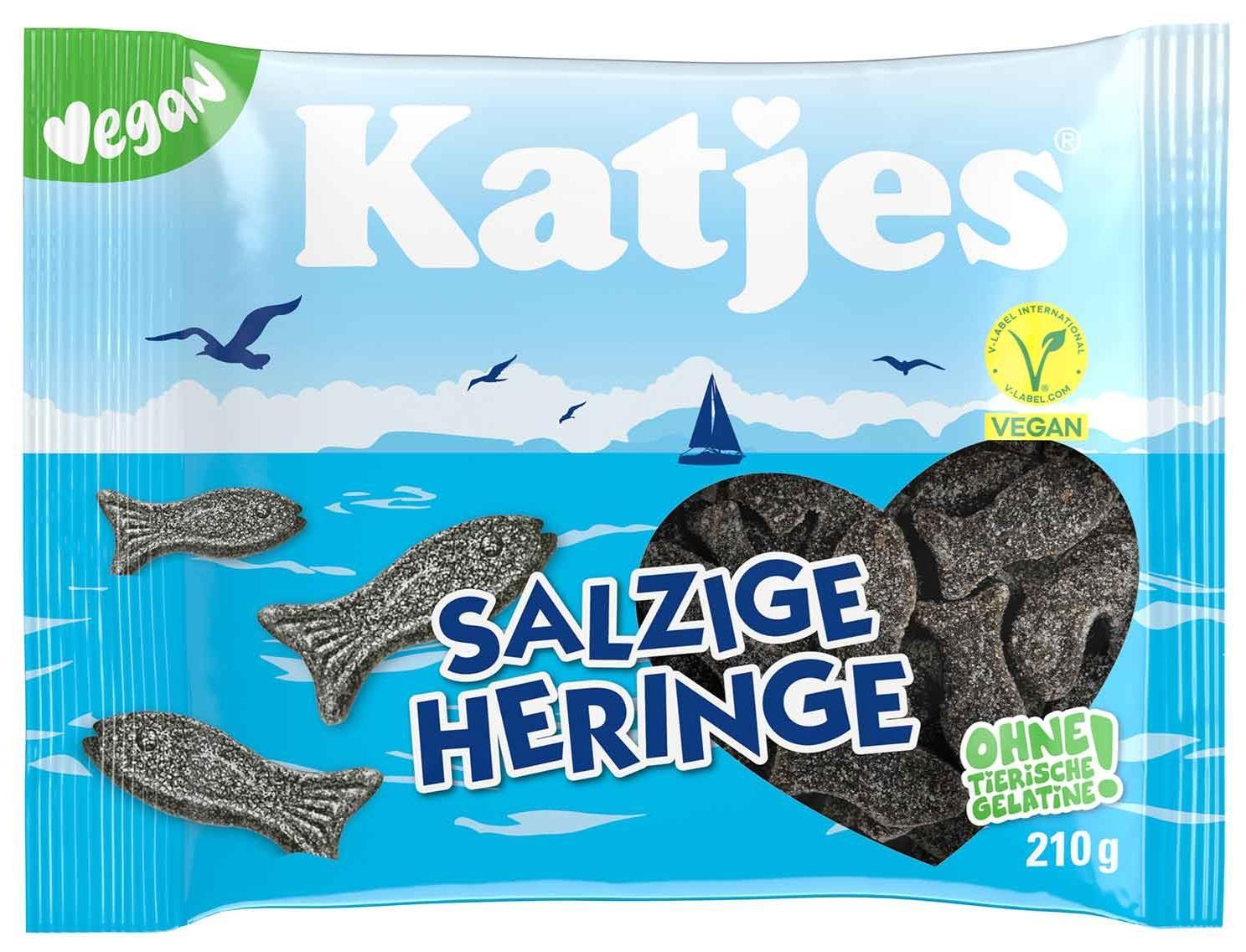 Katjes Salzige Heringe - 210g Beutel