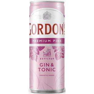 Gordon's Pink Gin & Tonic 10% - 12×0,25l Dosen