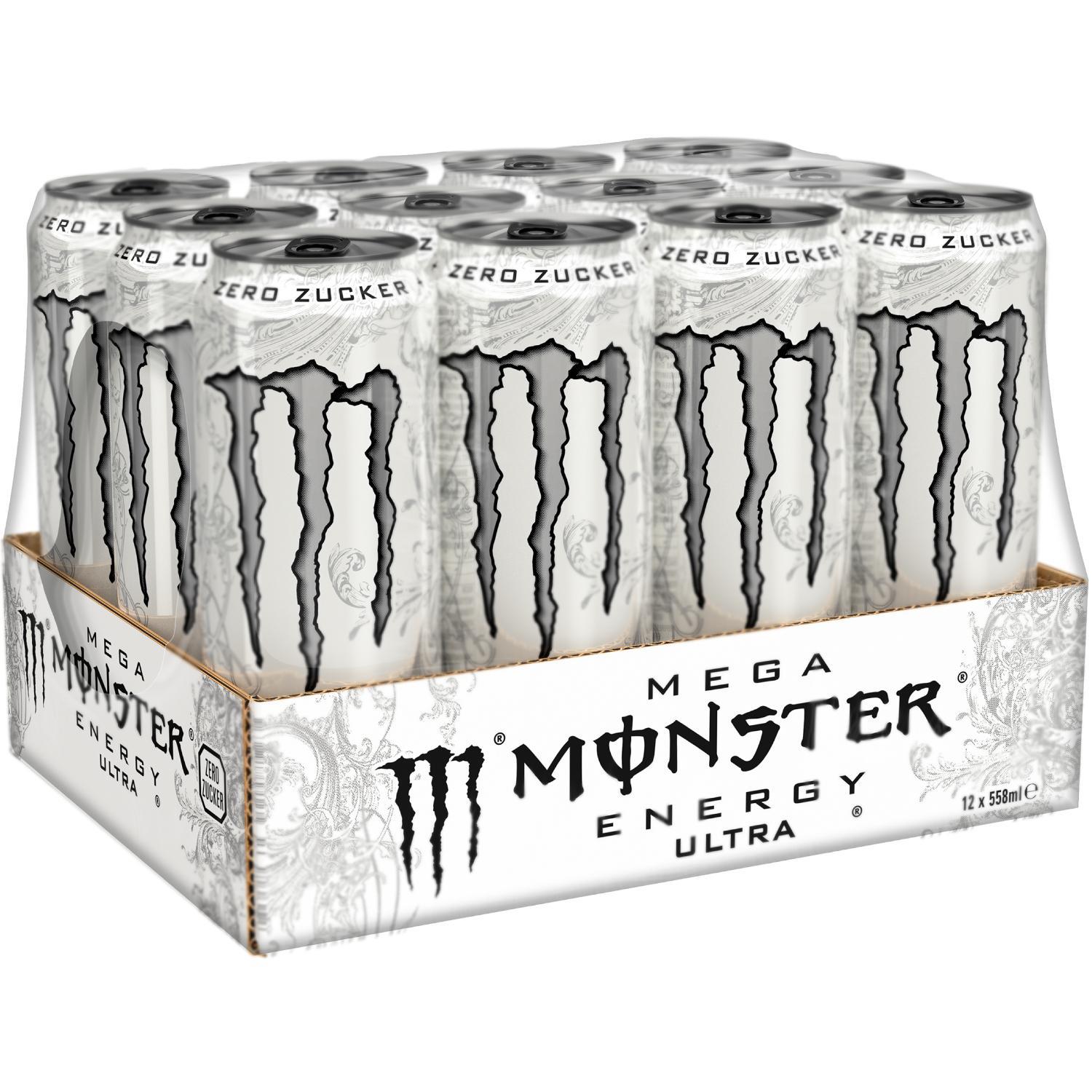 Monster Ultra White Zero Mega  - 12 x 0,558l Dose