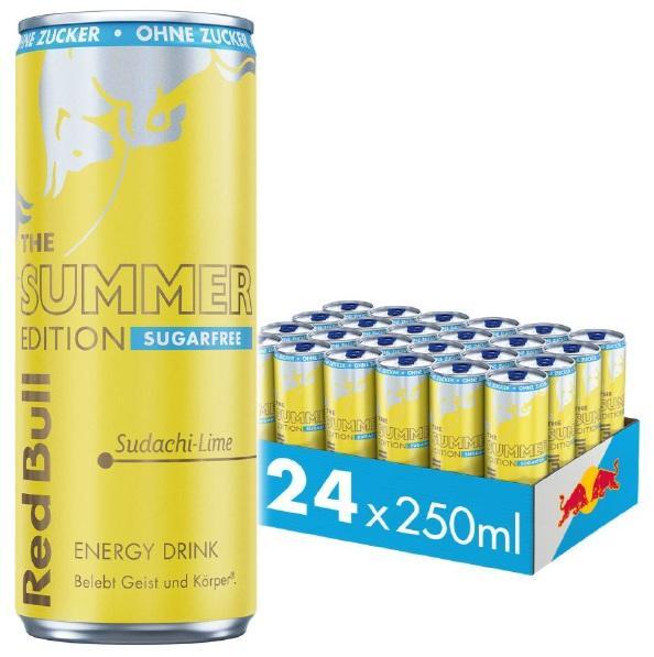 Red Bull Summer Edition Sudachi Lime Sugarfree - 24×0,25l Dose
