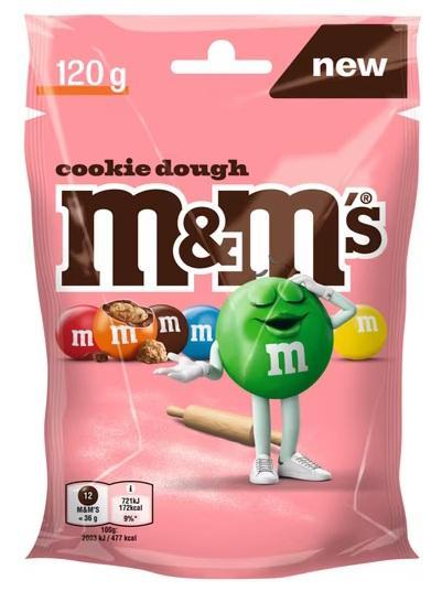 M&Ms Choco Cookie Dough 120g Beutel á