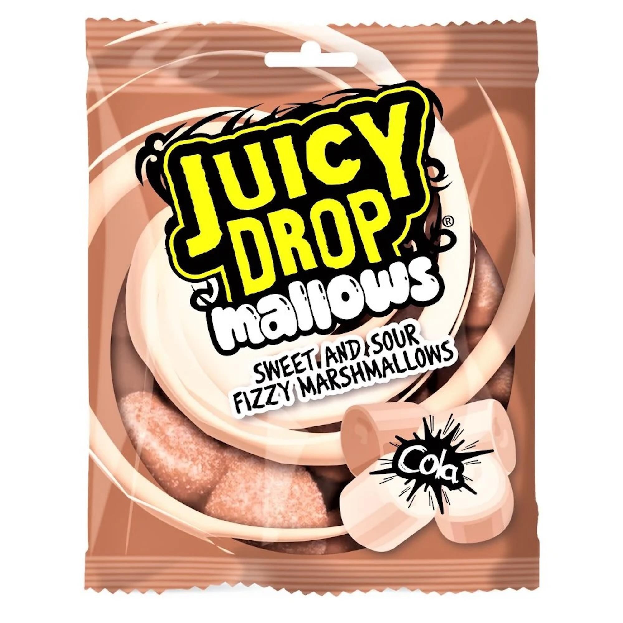 Juicy Drop fizzy Mallows Cola - 100g Beutel