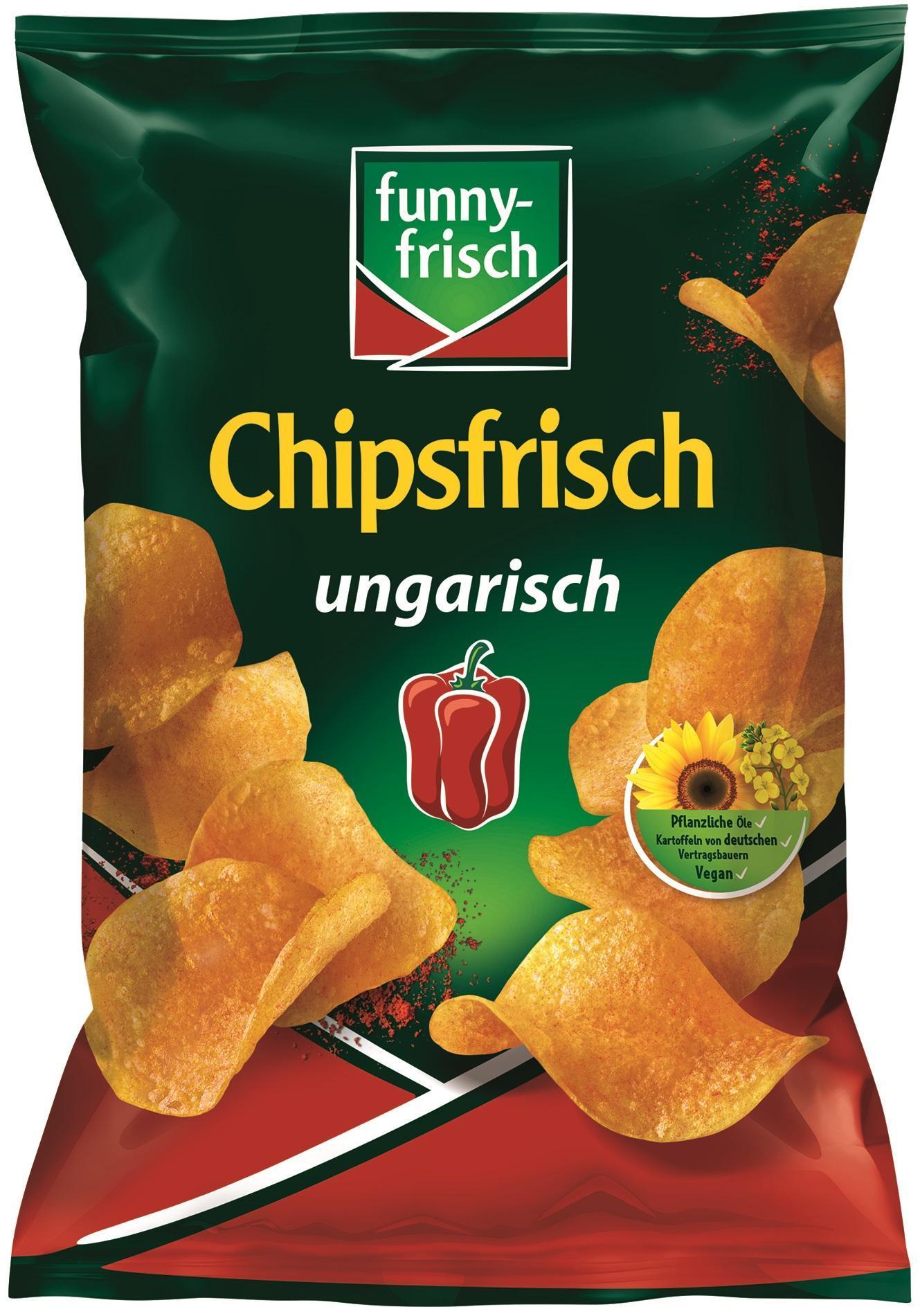 Funny Frisch Chipsfrisch Ungarisch - 12 x 40g Packung