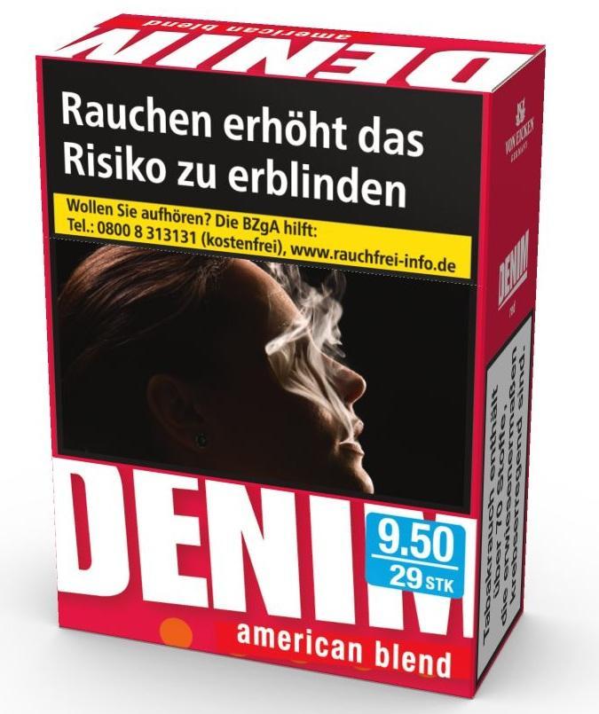 Denim Red XXL-Box 9,50 EUR - 8 x  Zigaretten