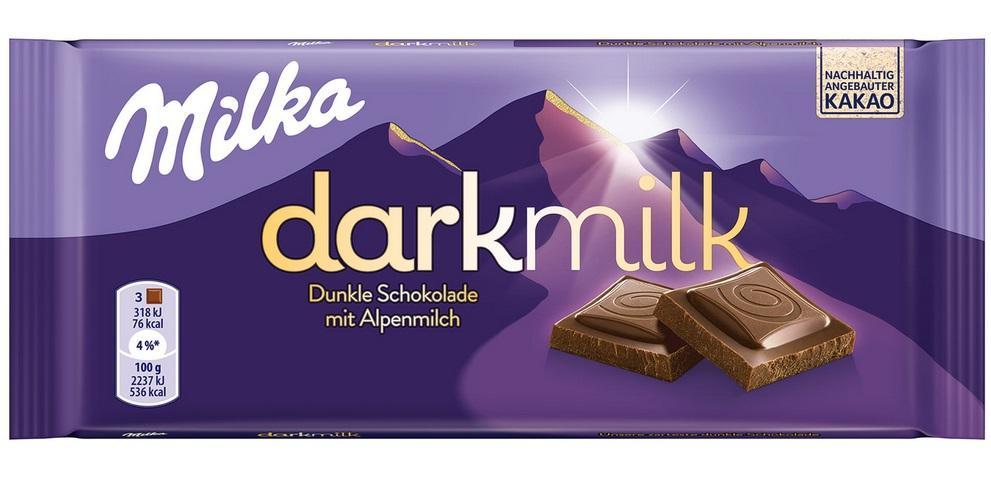 Milka darkmilk Alpenmilch - 85g Tafel