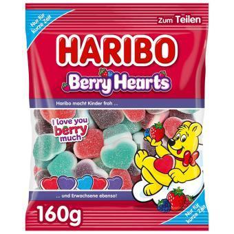 Haribo Berry Hearts 160 g Beutel