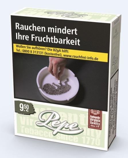 Pepe Fine Green XL Big Pack 9,50 EUR- 8 x 25 Zigaretten